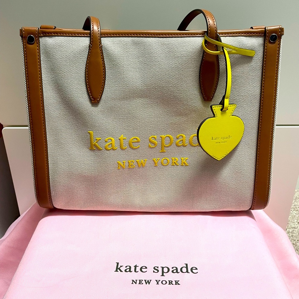 Kate Spade Medium Market Canvas Tote